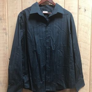 Men's Long Sleeve Casual Button-Down Shirt - XL